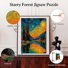 Artistic 1000 - Piece Cardboard Jigsaw Puzzle - Starry Forest - KAAYEE Puzzle