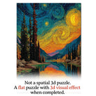 Artistic 1000 - Piece Cardboard Jigsaw Puzzle - Starry Forest - KAAYEE Puzzle