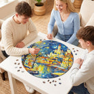 Artistic 1000 - Piece Cardboard Jigsaw Puzzle - Starry Night Castle - KAAYEE Puzzle