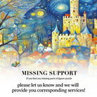 Artistic 1000 - Piece Cardboard Jigsaw Puzzle - Starry Night Castle - KAAYEE Puzzle