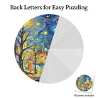 Artistic 1000 - Piece Cardboard Jigsaw Puzzle - Starry Night Castle - KAAYEE Puzzle