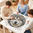 Artistic 1000 - Piece Cardboard Jigsaw Puzzle - Stone Wolf - KAAYEE Puzzle