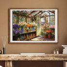 Artistic 1000 - Piece Cardboard Jigsaw Puzzle - Sunlit Flowerhouse - KAAYEE Puzzle