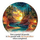Artistic 1000 - Piece Cardboard Jigsaw Puzzle - Sunset Cove - KAAYEE Puzzle