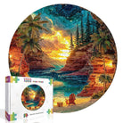Artistic 1000 - Piece Cardboard Jigsaw Puzzle - Sunset Cove - KAAYEE Puzzle