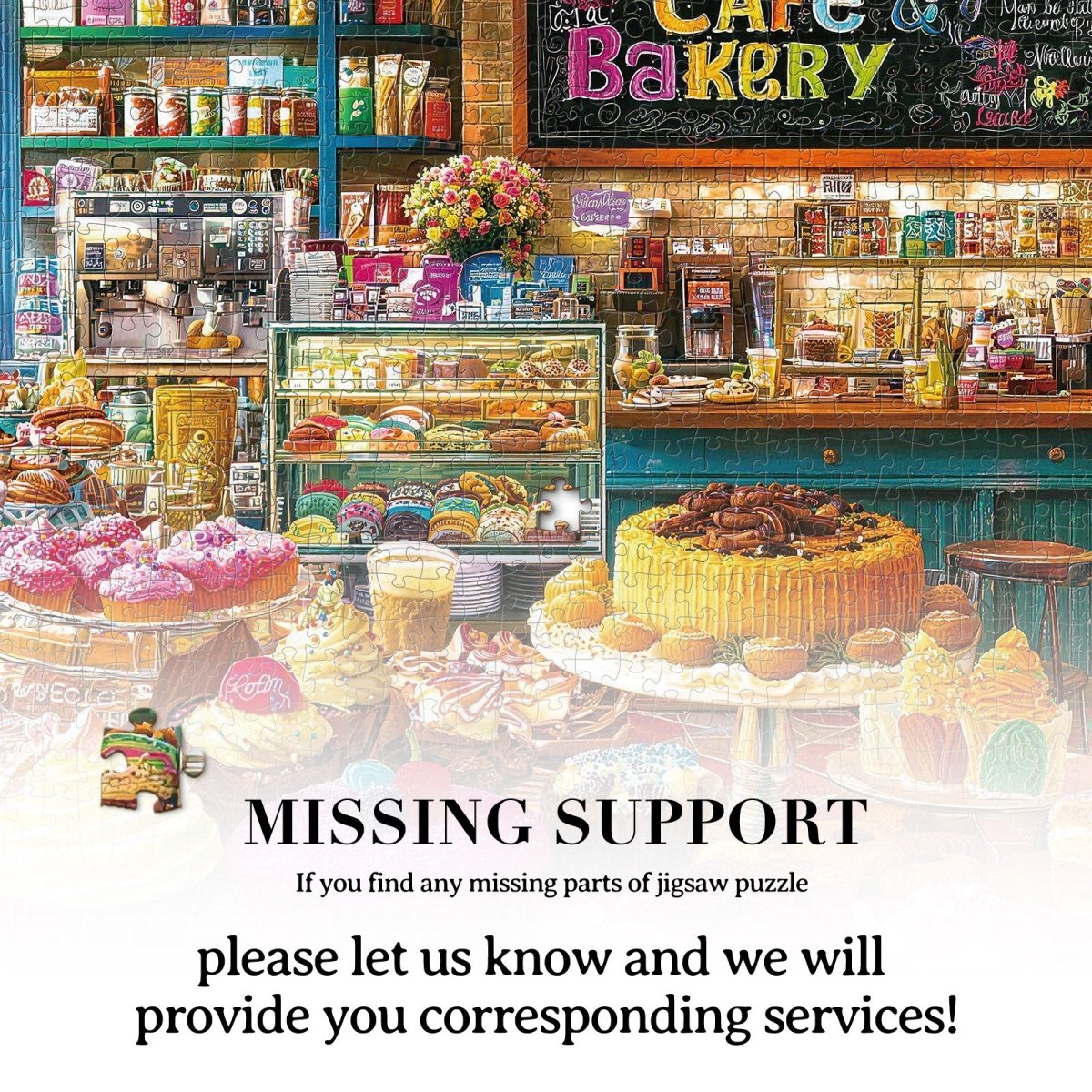 Artistic 1000 - Piece Cardboard Jigsaw Puzzle - Sweet Dream Bakery - KAAYEE Puzzle