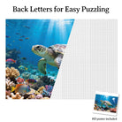 Artistic 1000 - Piece Cardboard Jigsaw Puzzle - The Sea Turtle of Light - KAAYEE Puzzle