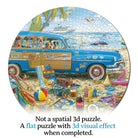 Artistic 1000 - Piece Cardboard Jigsaw Puzzle - Tropical Seaside Holiday - KAAYEE Puzzle