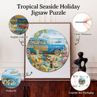 Artistic 1000 - Piece Cardboard Jigsaw Puzzle - Tropical Seaside Holiday - KAAYEE Puzzle