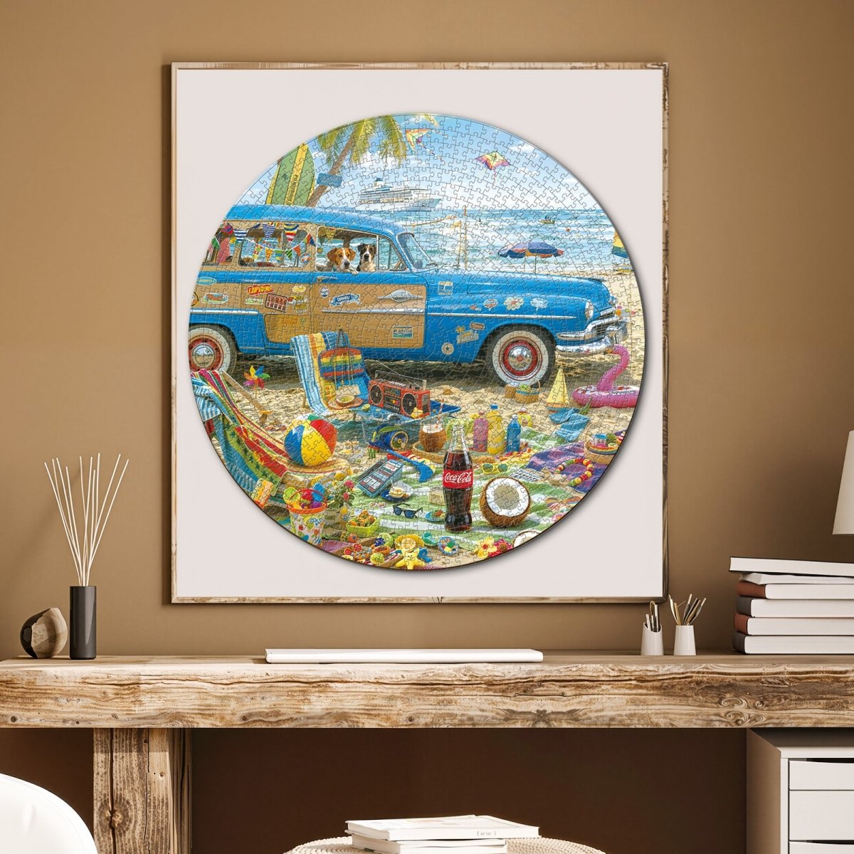 Artistic 1000 - Piece Cardboard Jigsaw Puzzle - Tropical Seaside Holiday - KAAYEE Puzzle