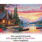 Artistic 1000 - Piece Cardboard Jigsaw Puzzle - Twilight Lake - KAAYEE Puzzle