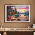 Artistic 1000 - Piece Cardboard Jigsaw Puzzle - Twilight Lake - KAAYEE Puzzle