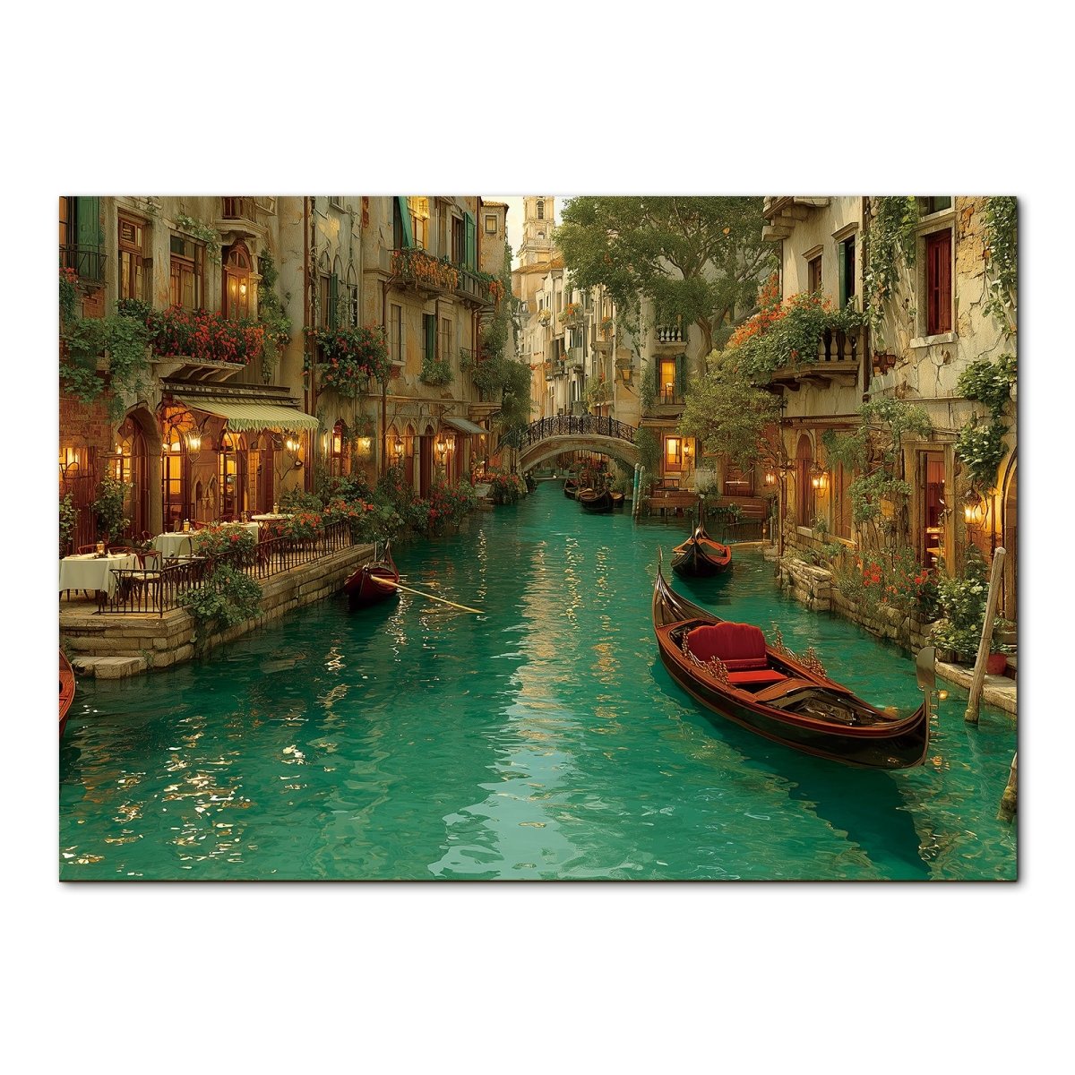 Artistic 1000 - Piece Cardboard Jigsaw Puzzle - Warm City - KAAYEE Puzzle