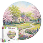 Artistic 1000 - Piece Cardboard Jigsaw Puzzle - Whispers of Sakura Meadow - KAAYEE Puzzle