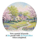 Artistic 1000 - Piece Cardboard Jigsaw Puzzle - Whispers of Sakura Meadow - KAAYEE Puzzle