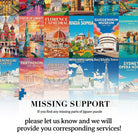 Artistic 1000 - Piece Cardboard Jigsaw Puzzle - World Architectural Wonders - KAAYEE Puzzle