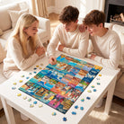 Artistic 1000 - Piece Cardboard Jigsaw Puzzle - World Architectural Wonders - KAAYEE Puzzle