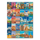 Artistic 1000 - Piece Cardboard Jigsaw Puzzle - World Architectural Wonders - KAAYEE Puzzle