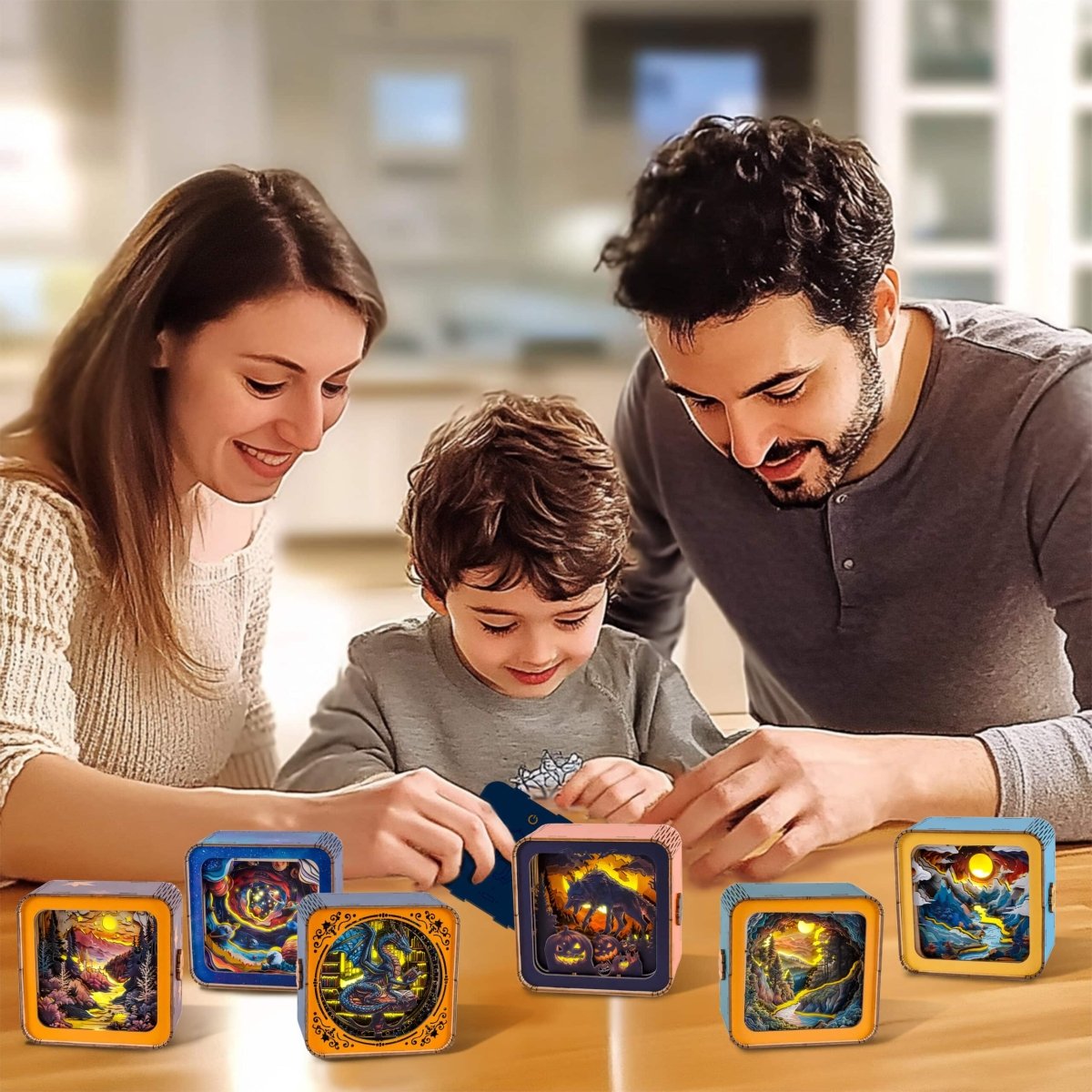 Autumn Forest Sunset Night Light - KAAYEE Puzzle