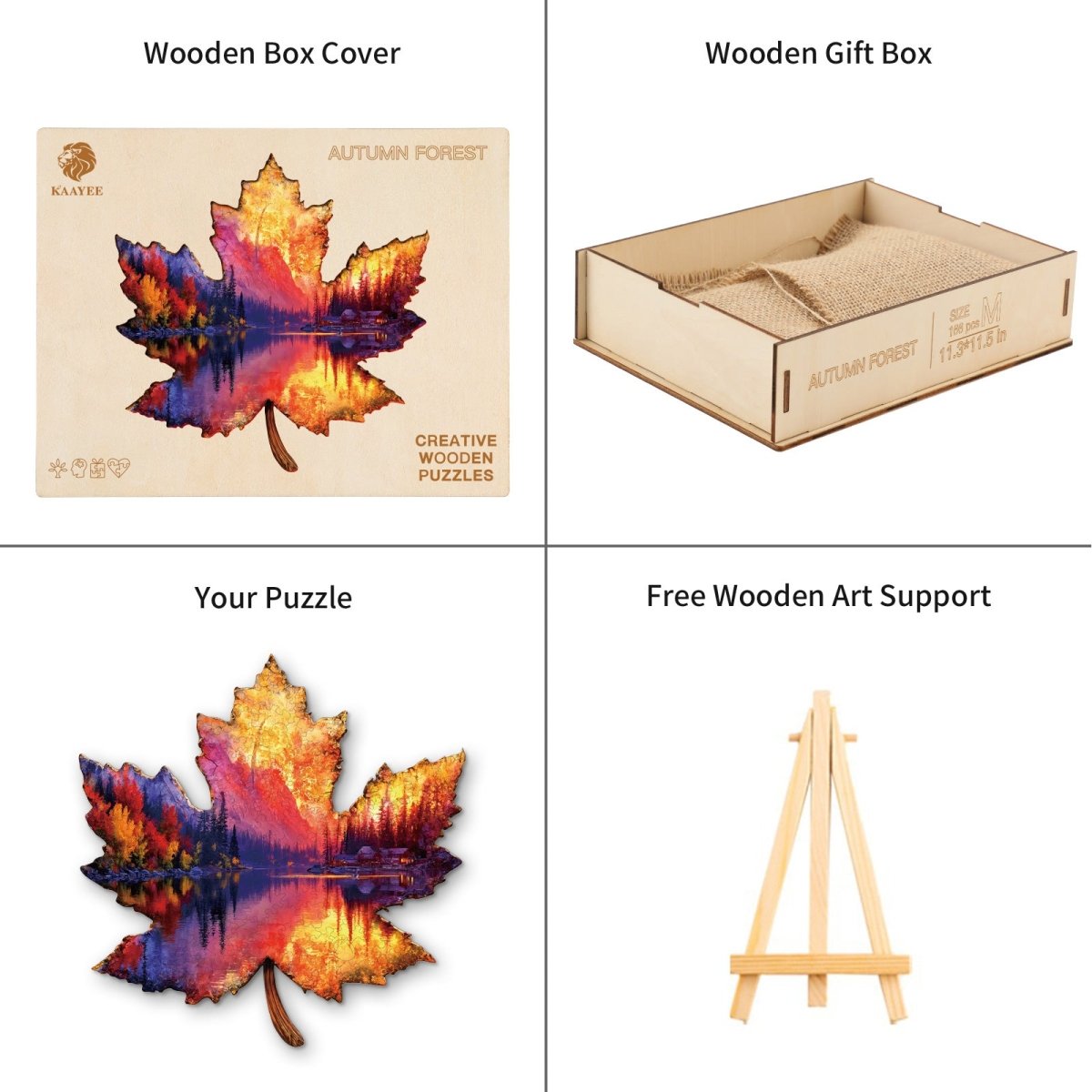 Autumn Forest Wooden Jigsaw Puzzle - KAAYEE Puzzle
