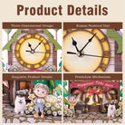 Ballon Cabin Wooden Clock Kit - KAAYEE Puzzle