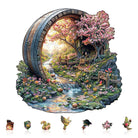 Barrel of Spring Wooden Jigsaw Puzzle - KAAYEE Puzzle
