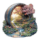 Barrel of Spring Wooden Jigsaw Puzzle - KAAYEE Puzzle