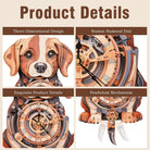 Beagle Clock DIY Wooden Puzzle - KAAYEE Puzzle