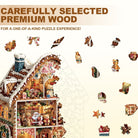 Bear’s House – Christmas Wooden Jigsaw Puzzle - KAAYEE Puzzle