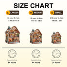 Bear’s House – Christmas Wooden Jigsaw Puzzle - KAAYEE Puzzle