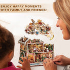 Bear’s House – Christmas Wooden Jigsaw Puzzle - KAAYEE Puzzle