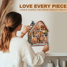 Bear’s House – Christmas Wooden Jigsaw Puzzle - KAAYEE Puzzle