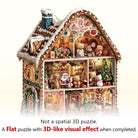 Bear’s House – Christmas Wooden Jigsaw Puzzle - KAAYEE Puzzle