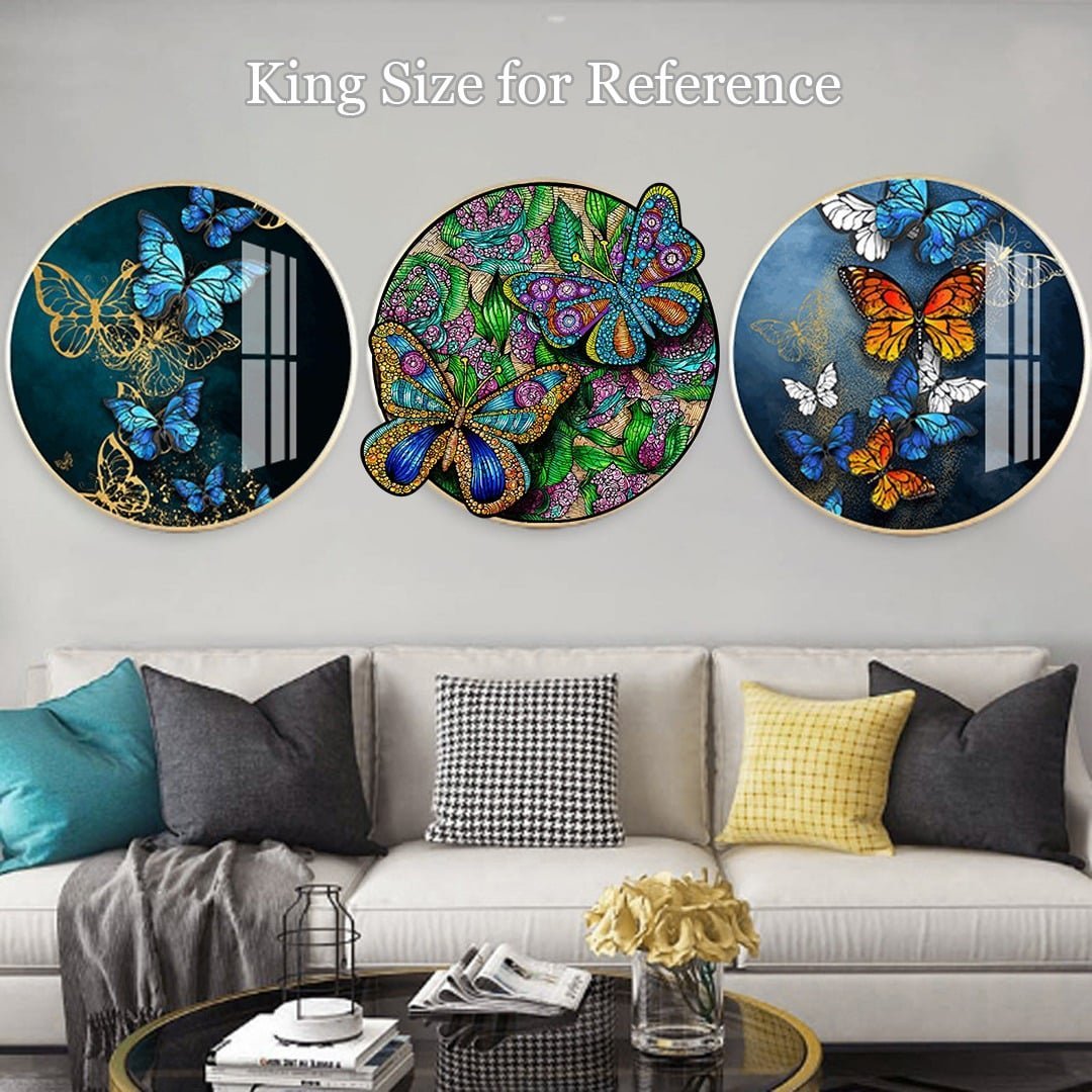 BEAUTIFUL BUTTERFLY Wooden Jigsaw Puzzle - KAAYEE Puzzle