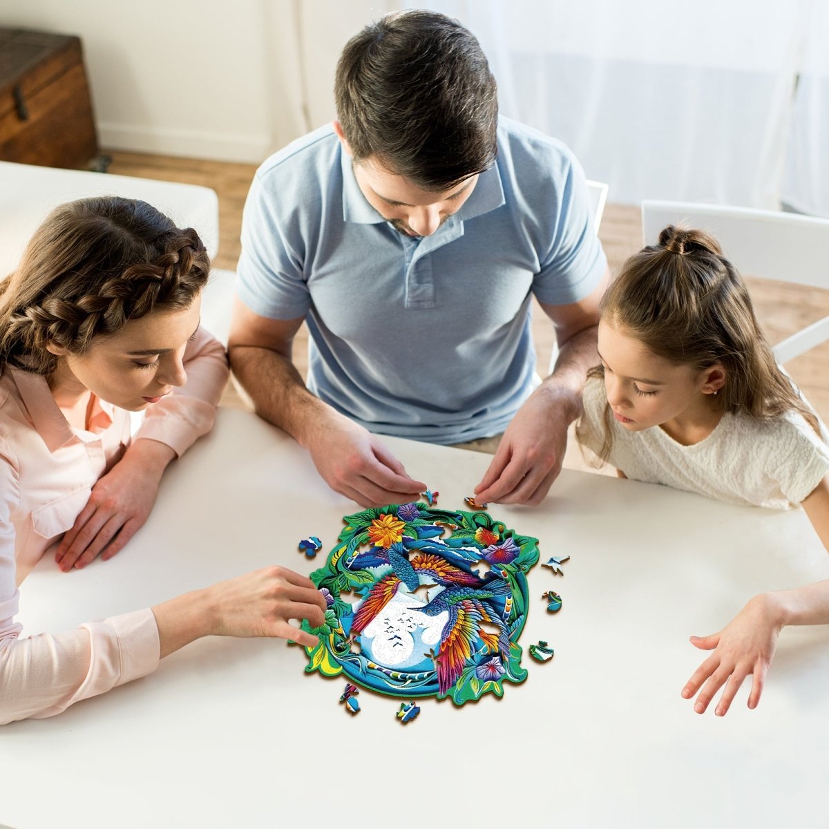 Beautiful hummingbird Wooden Jigsaw Puzzle - KAAYEE Puzzle