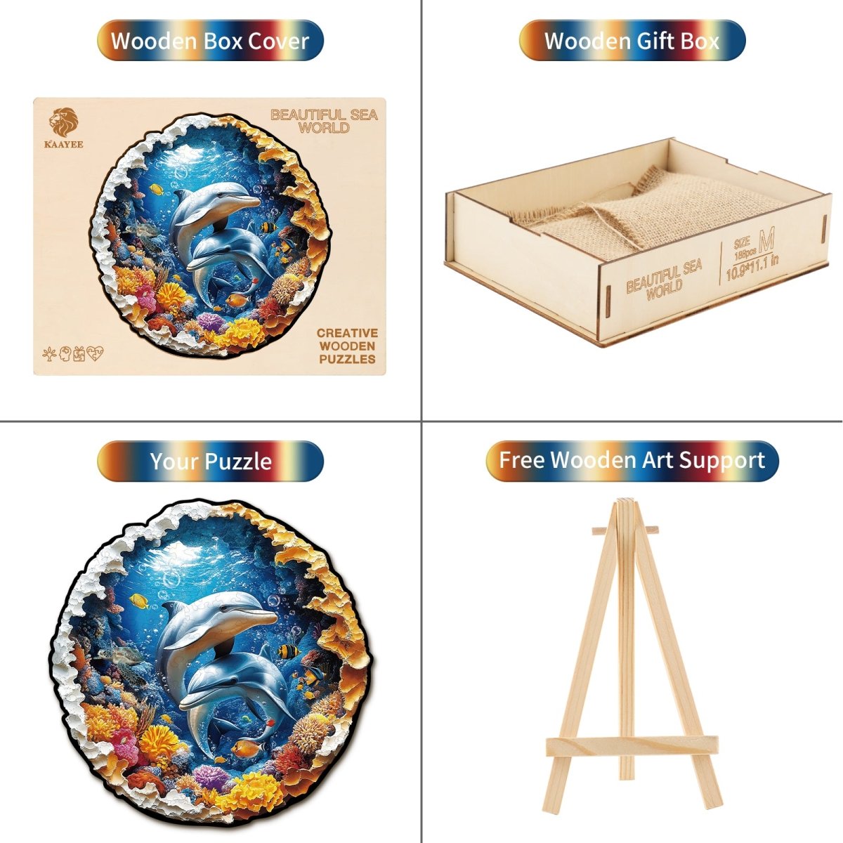 Beautiful Sea World Wooden Jigsaw Puzzle - KAAYEE Puzzle