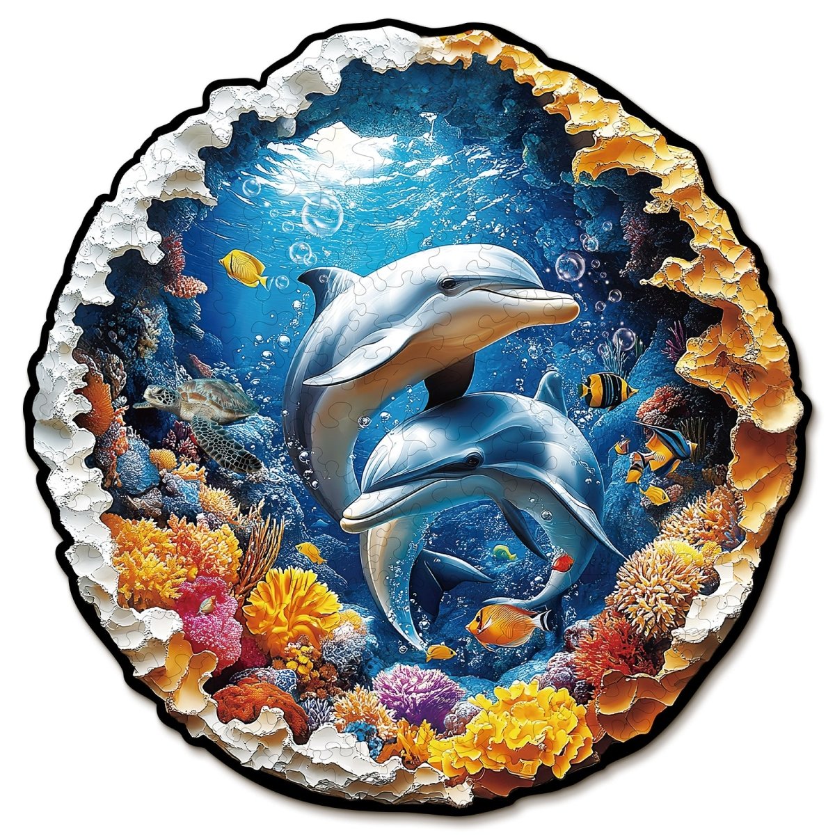 Beautiful Sea World Wooden Jigsaw Puzzle - KAAYEE Puzzle