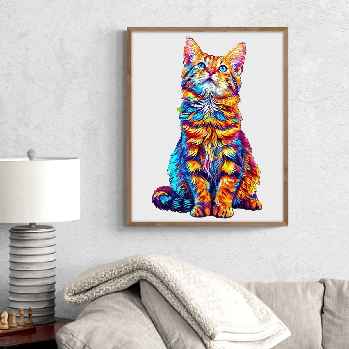 Bengal Cat 2 Wooden Jigsaw Puzzle - KAAYEE Puzzle