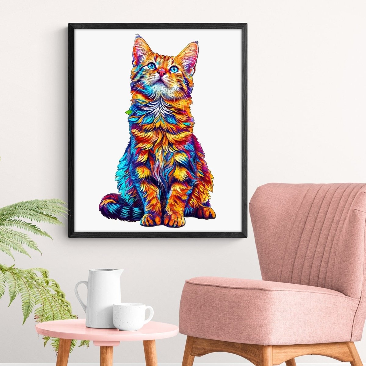 Bengal Cat 2 Wooden Jigsaw Puzzle - KAAYEE Puzzle