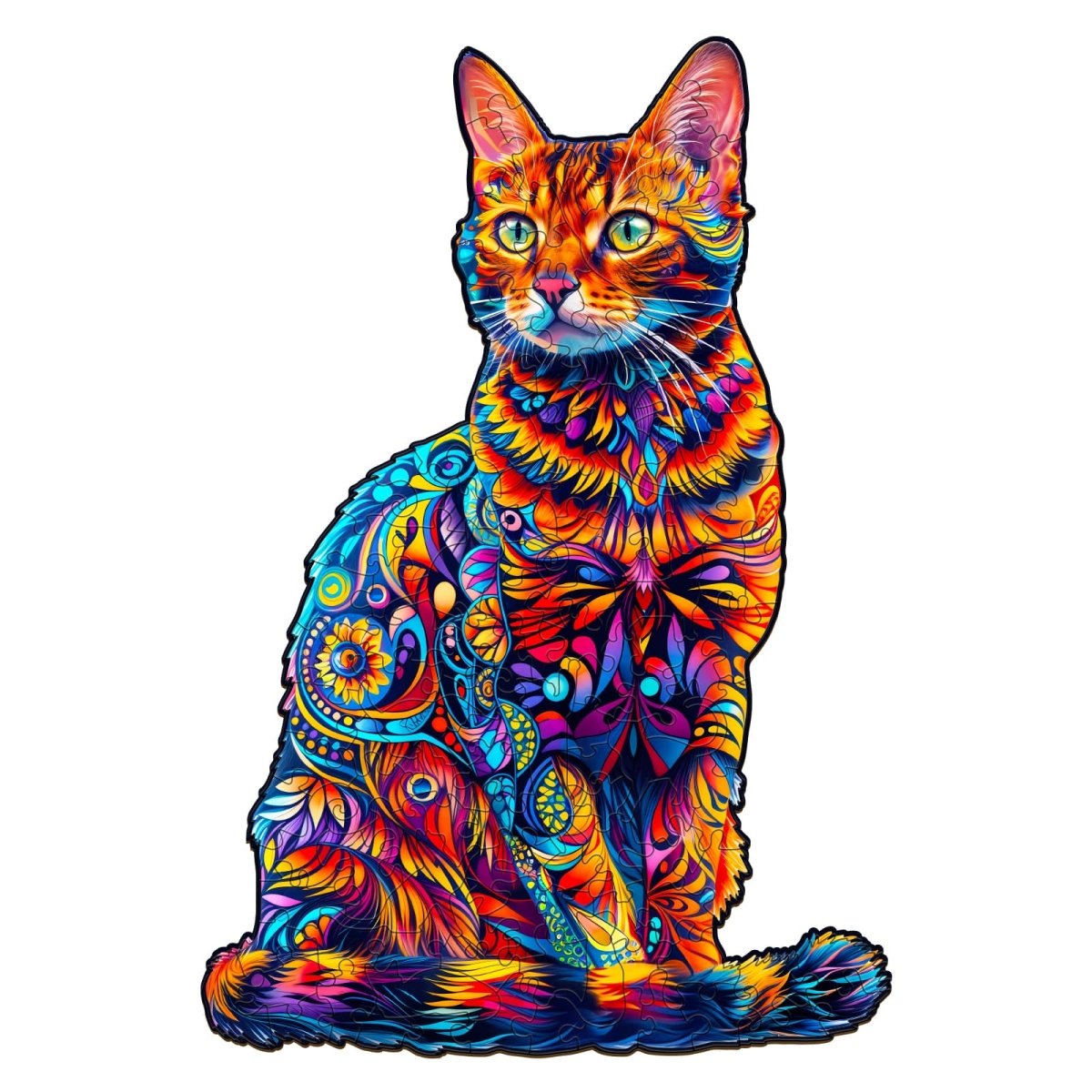 Bengal Cat Wooden Jigsaw Puzzle - KAAYEE Puzzle