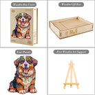 Bernese Mountain Dog Wooden Jigsaw Puzzle - KAAYEE Puzzle