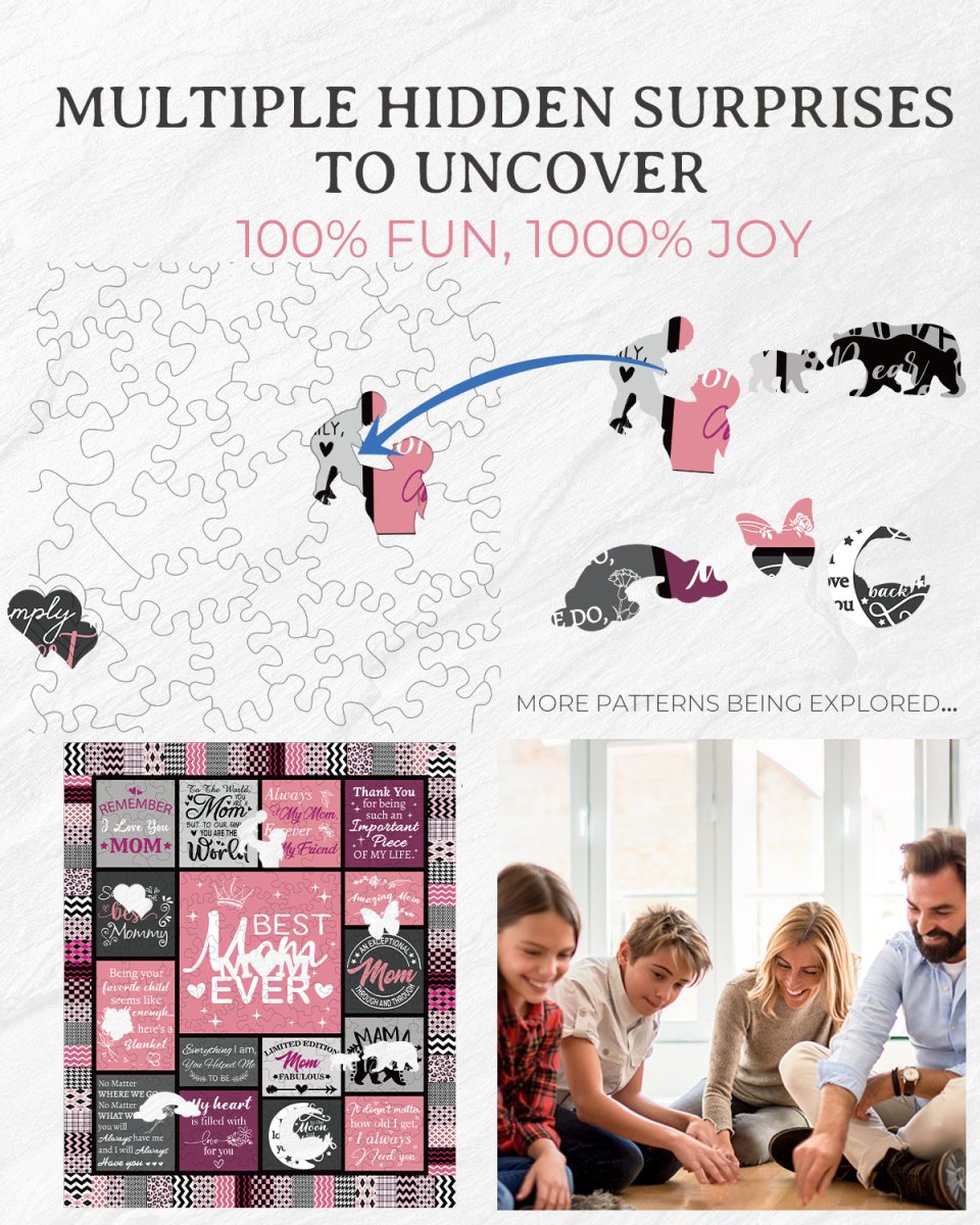 Best Mom Wooden Jigsaw Puzzle - KAAYEE Puzzle