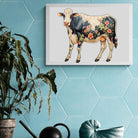 Black and White Dairy Cattle Wooden Jigsaw Puzzle - KAAYEE Puzzle
