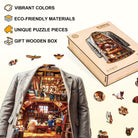 Blissful Wardrobe Wooden Jigsaw Puzzle - KAAYEE Puzzle