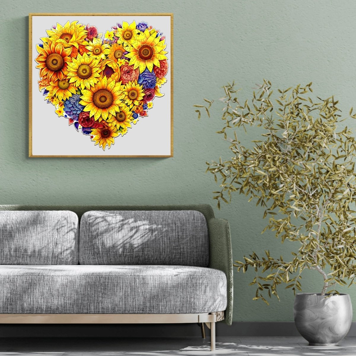 Blooming Sunflowers Wooden Jigsaw Puzzle - KAAYEE Puzzle