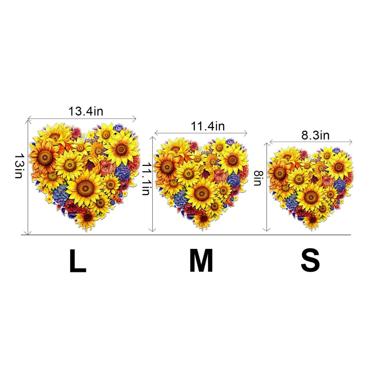 Blooming Sunflowers Wooden Jigsaw Puzzle - KAAYEE Puzzle