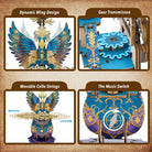 Blue Feather Music Box - KAAYEE Puzzle