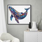 Blue Whale Wooden Jigsaw Puzzle - KAAYEE Puzzle