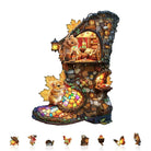 boot hut Wooden Jigsaw Puzzle - KAAYEE Puzzle