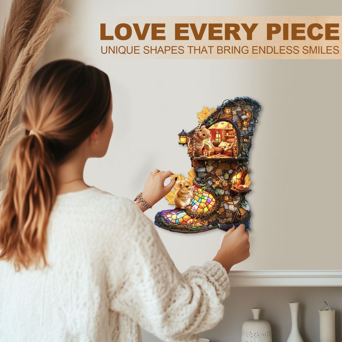 boot hut Wooden Jigsaw Puzzle - KAAYEE Puzzle